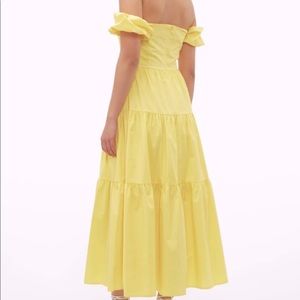 Staud Elio Off the shoulder midi dress